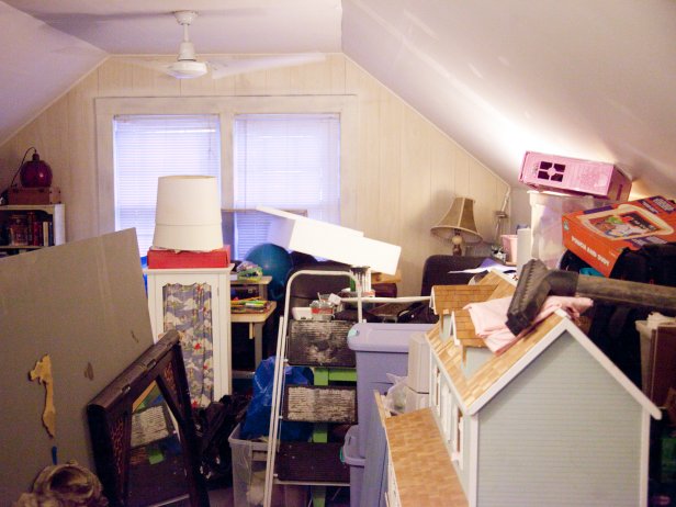 Attic Bedroom Before Photo