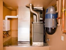 Appliances in basement