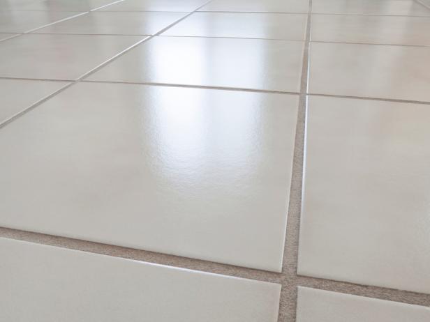 White Tile Floor