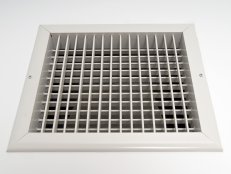 Ventilation panel in residence