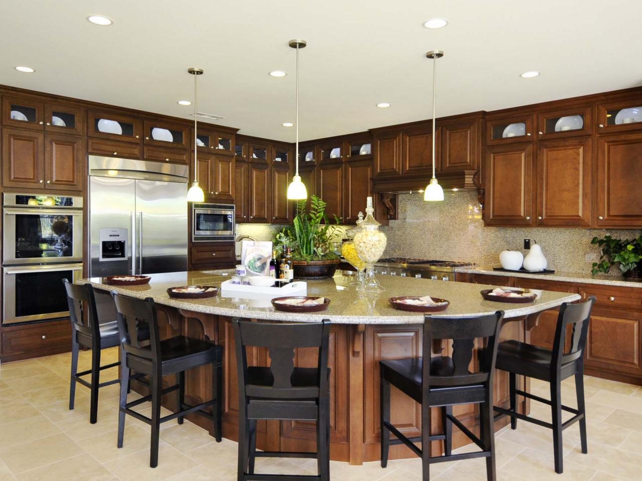 kitchen island countertop considerations | kitchen designs