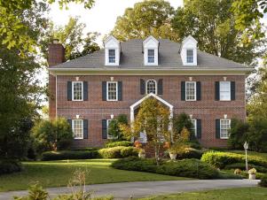 Brick Federal Style Colonial Home