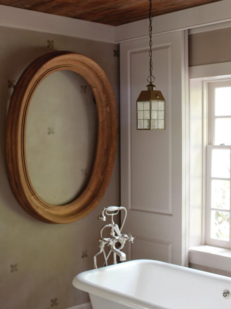 Vintage Touches in a Country Bathroom