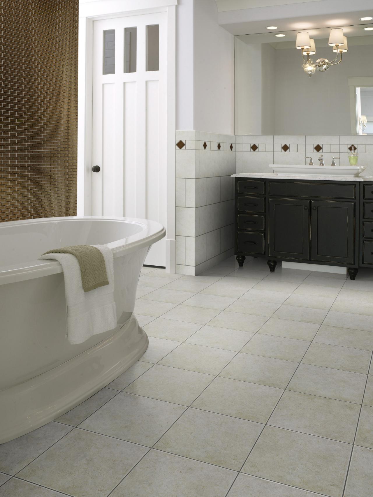 Ceramic Tile Bathroom Floors Hgtv