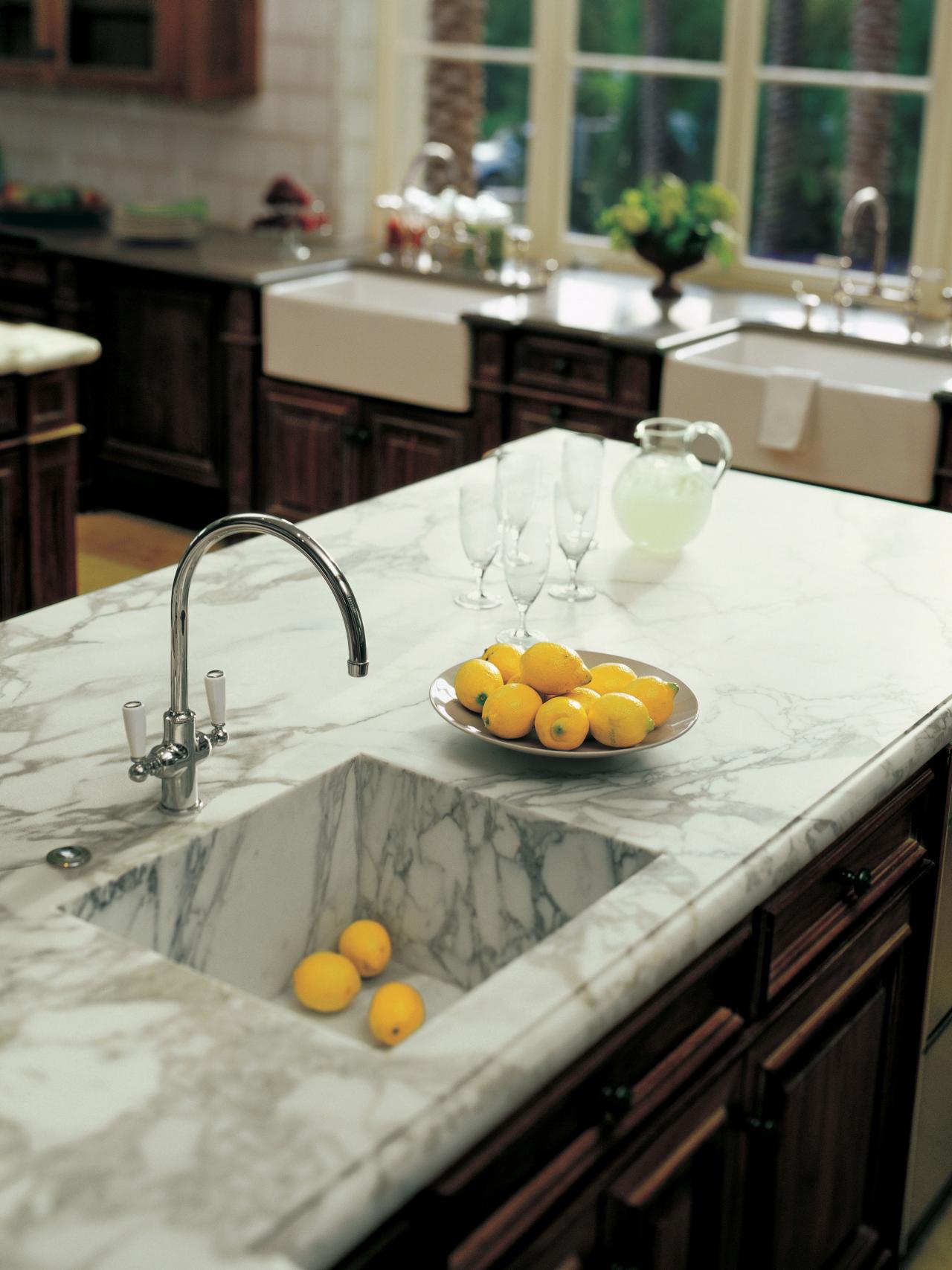 Marble Kitchen Countertop HGTV