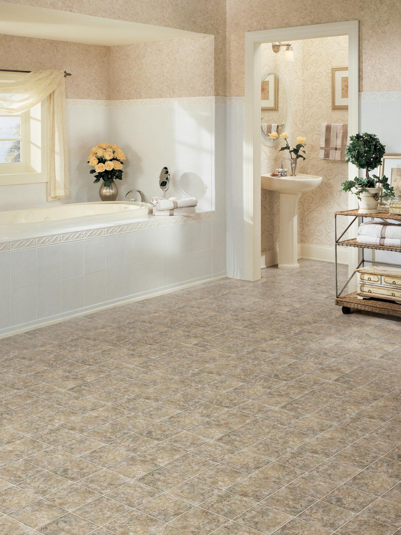 Vinyl Bathroom Floors Hgtv