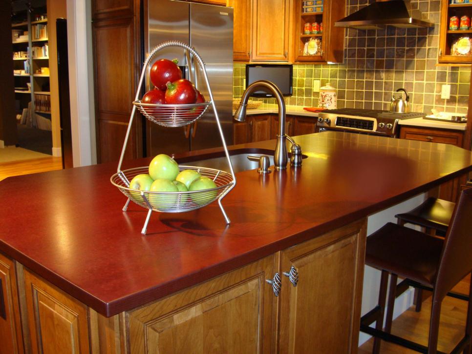 Formica Countertops, Red Laminate Kitchen Countertops