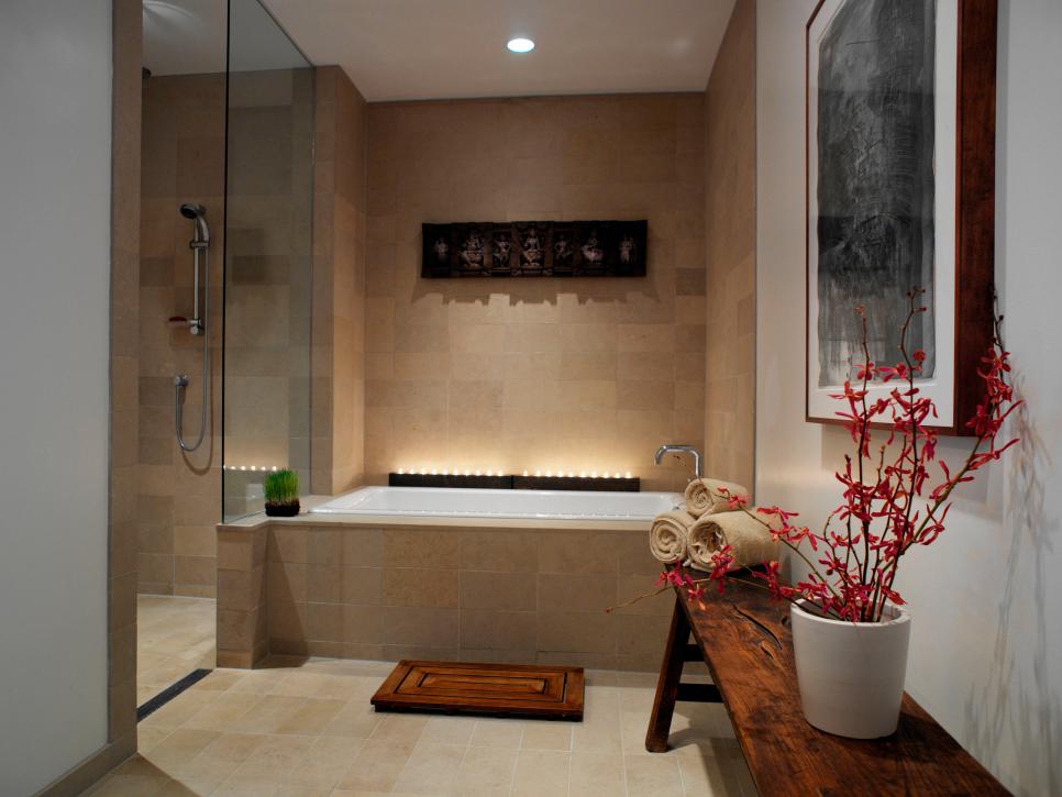 spa-inspired master bathrooms | hgtv