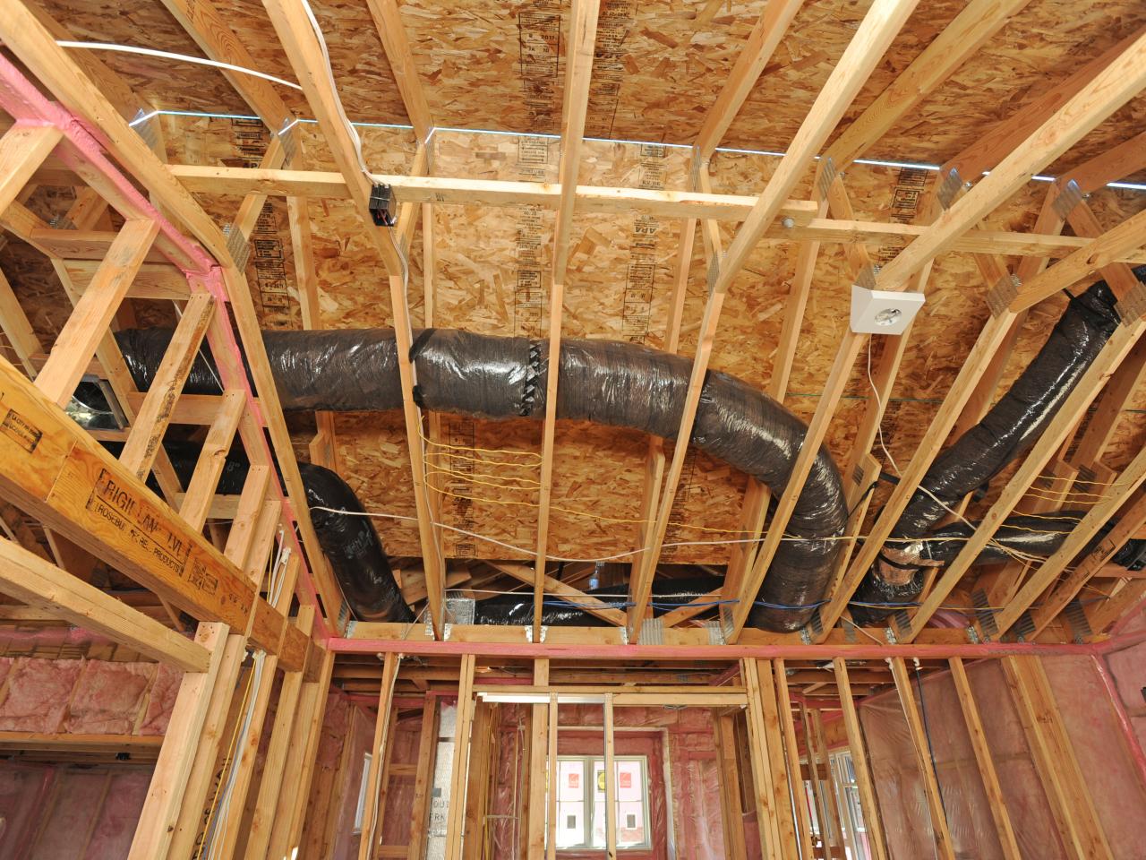 Air ducts outlet in house