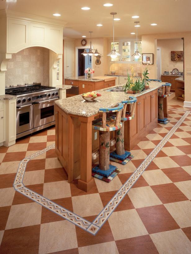 Cheap Versus Steep: Kitchen Flooring | HGTV