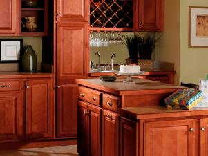 Quality Cabinets Harborview Birch Cinnamon
