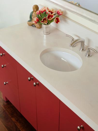 Concrete Bathroom Countertops Hgtv