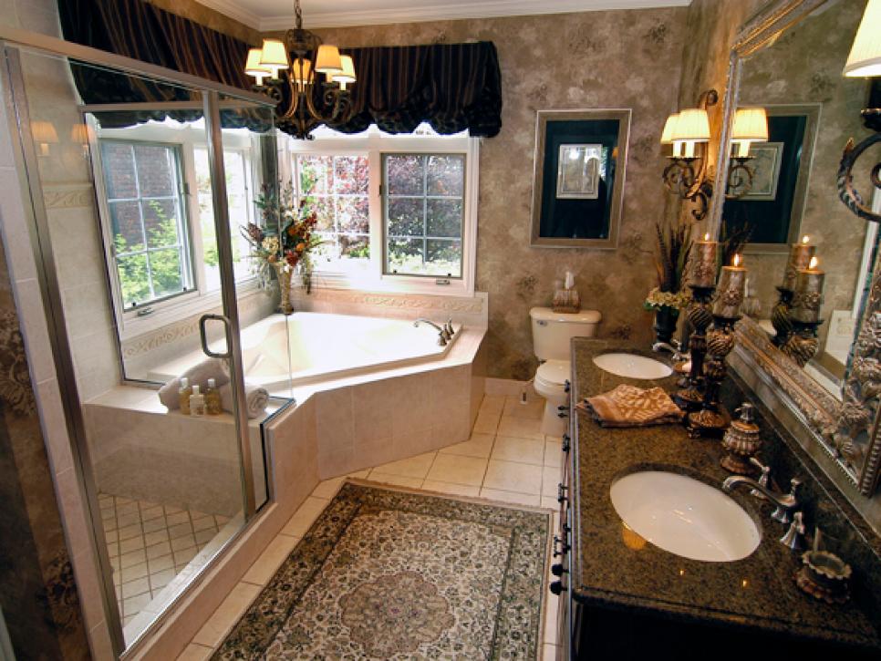 Bathroom Space Planning - Small Master Bathroom Ideas With Tub And Separate Shower