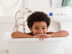 Boy in a Bathtub