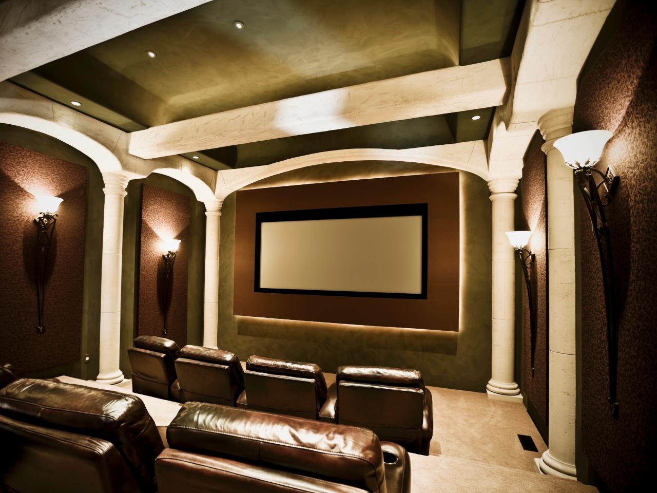 Design ideas for home theater.