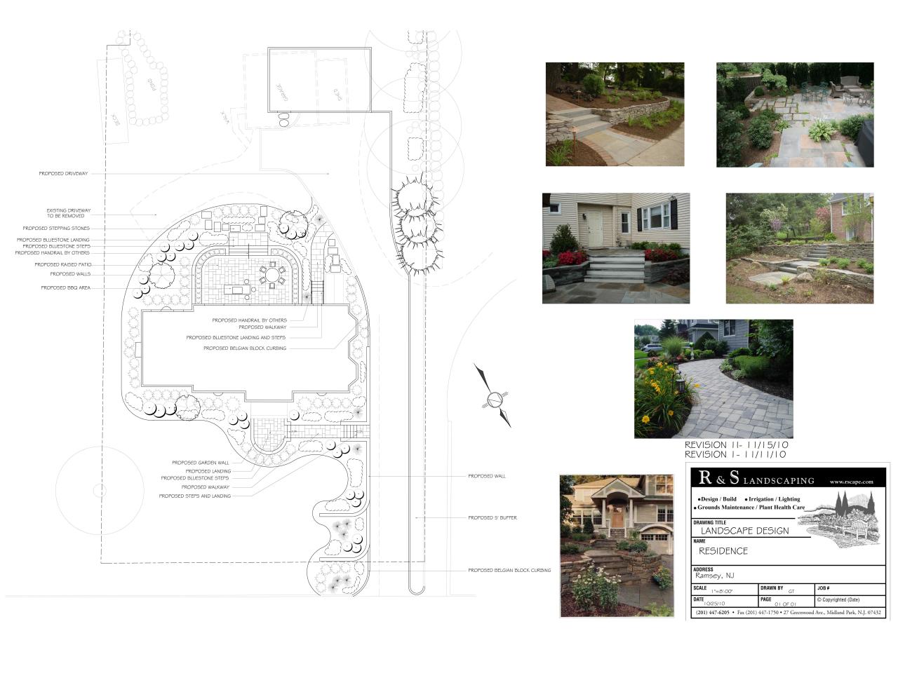 landscape design drawings ideas