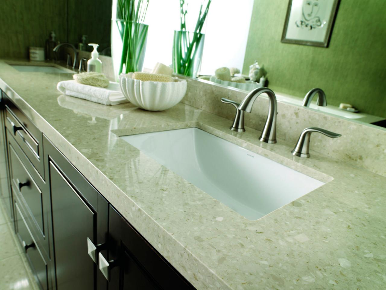 Choosing Bathroom Countertops, Which Is Better For Bathroom Countertops Quartz Or Granite