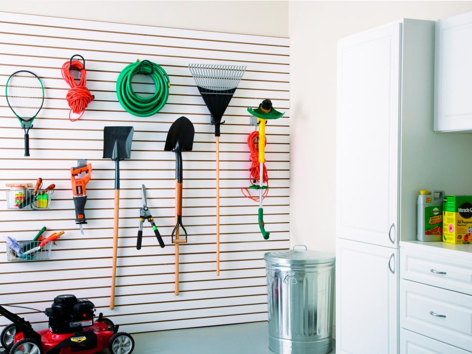 Organize Lawn and Garden Tools in the Garage HGTV