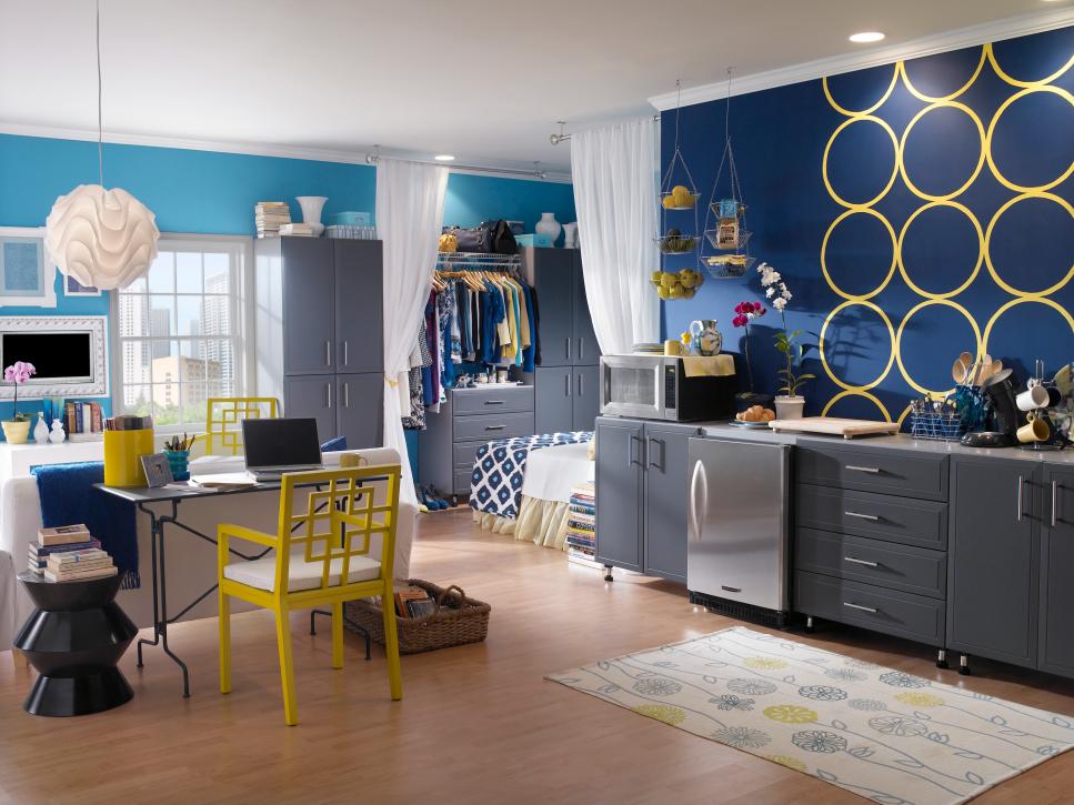 12 Design Ideas For Your Studio Apartment Hgtv S Decorating Blog - Home Decor Ideas For Small Apartments