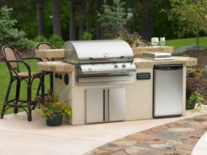 Charcoal Vs Gas Outdoor Grills, Outdoor Kitchen Griddle Propane