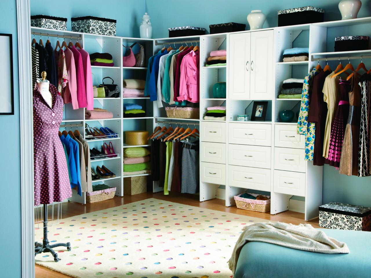 DIY Glam Closet! Closet Organization Ideas