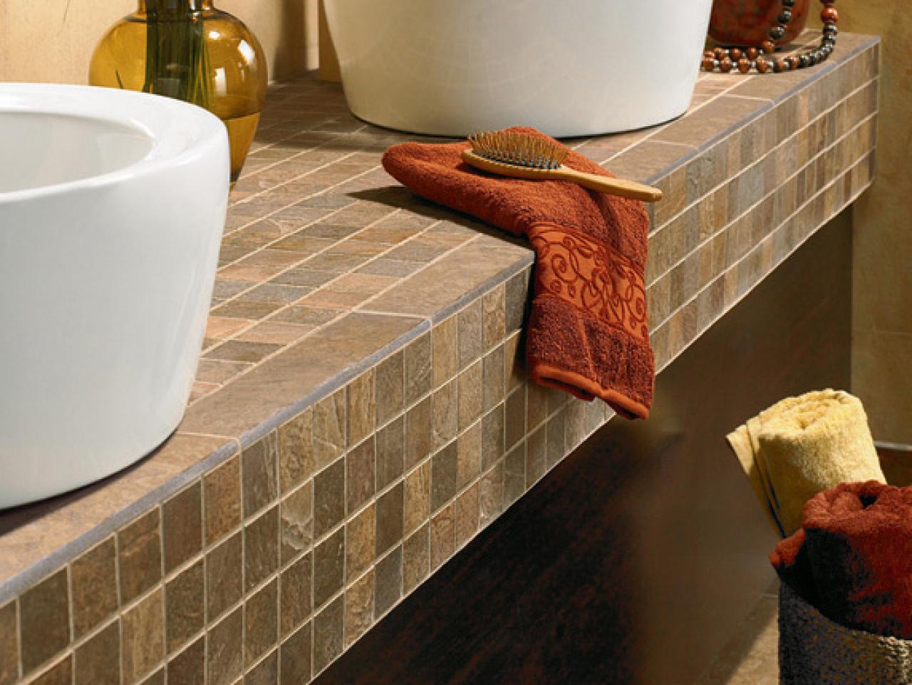 Tile Countertop Ing Guide, Tile Bathroom Countertops