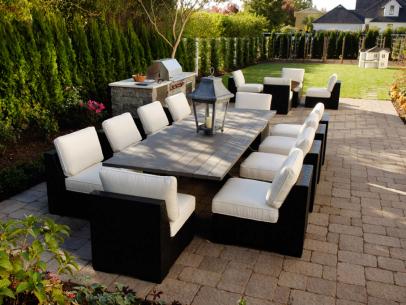 Patio Design Size And Shape Hgtv