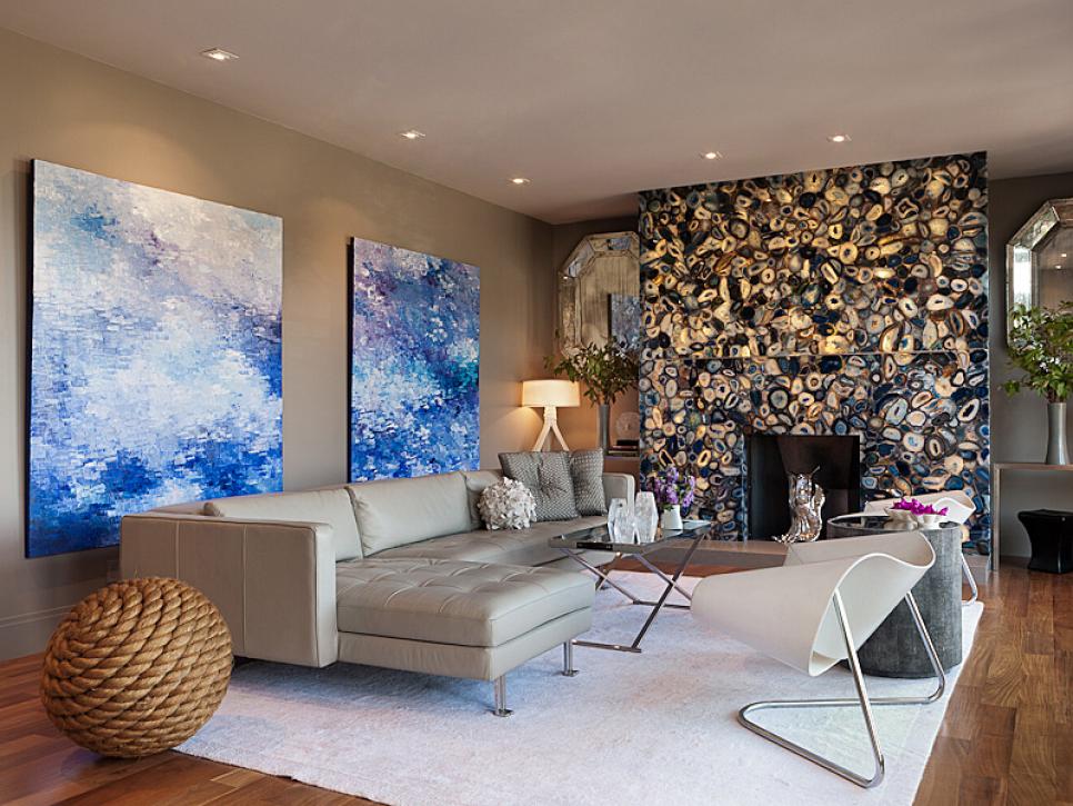 Design Behind the Living Room Sofa HGTV