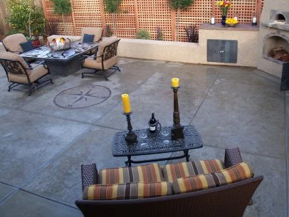 Stand Alone Patio Cover Concrete Patio Designs Stamped Concrete