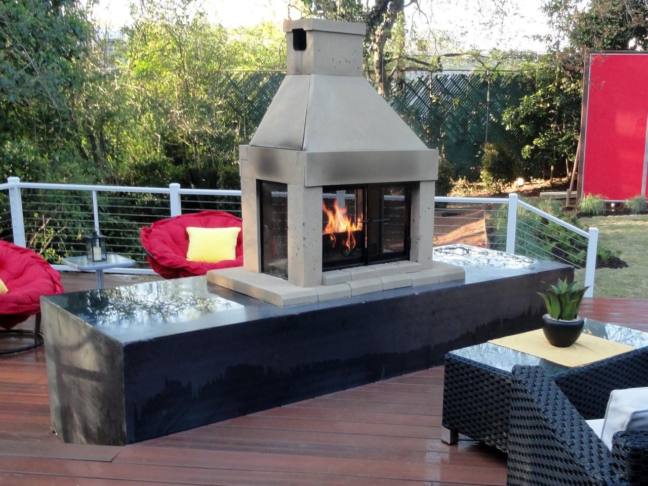 Propane vs. Natural Gas for an Outdoor Fireplace | HGTV