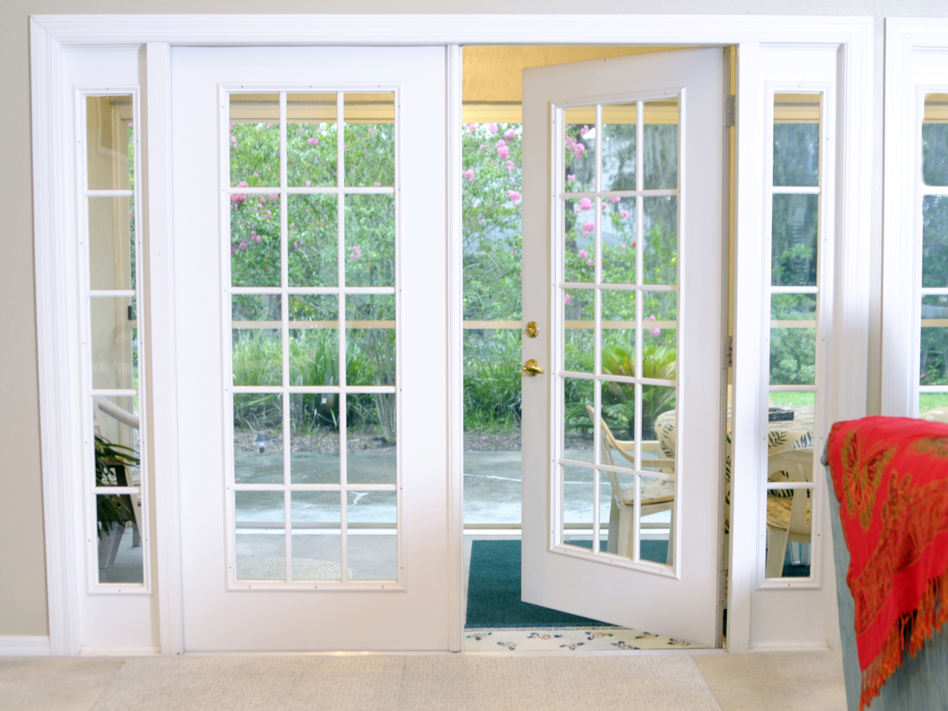 french patio doors with screens