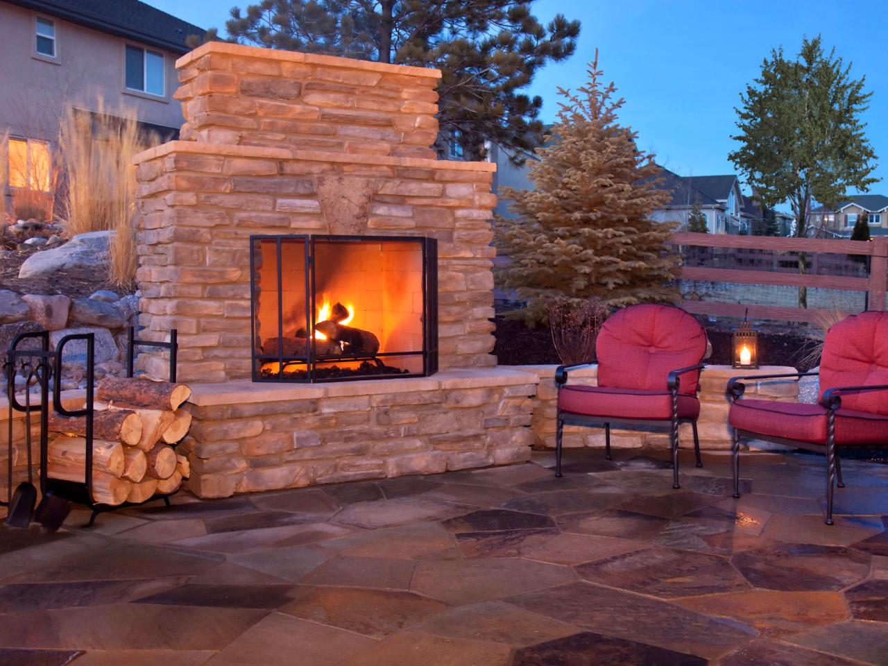 How to Plan for Building an Outdoor Fireplace | HGTV