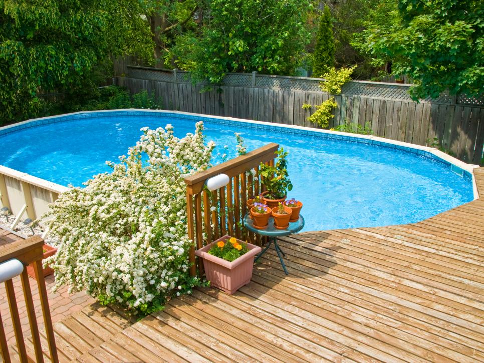 Swimming Pool Deck Design Ideas, Landscaping Inground Pool Ideas