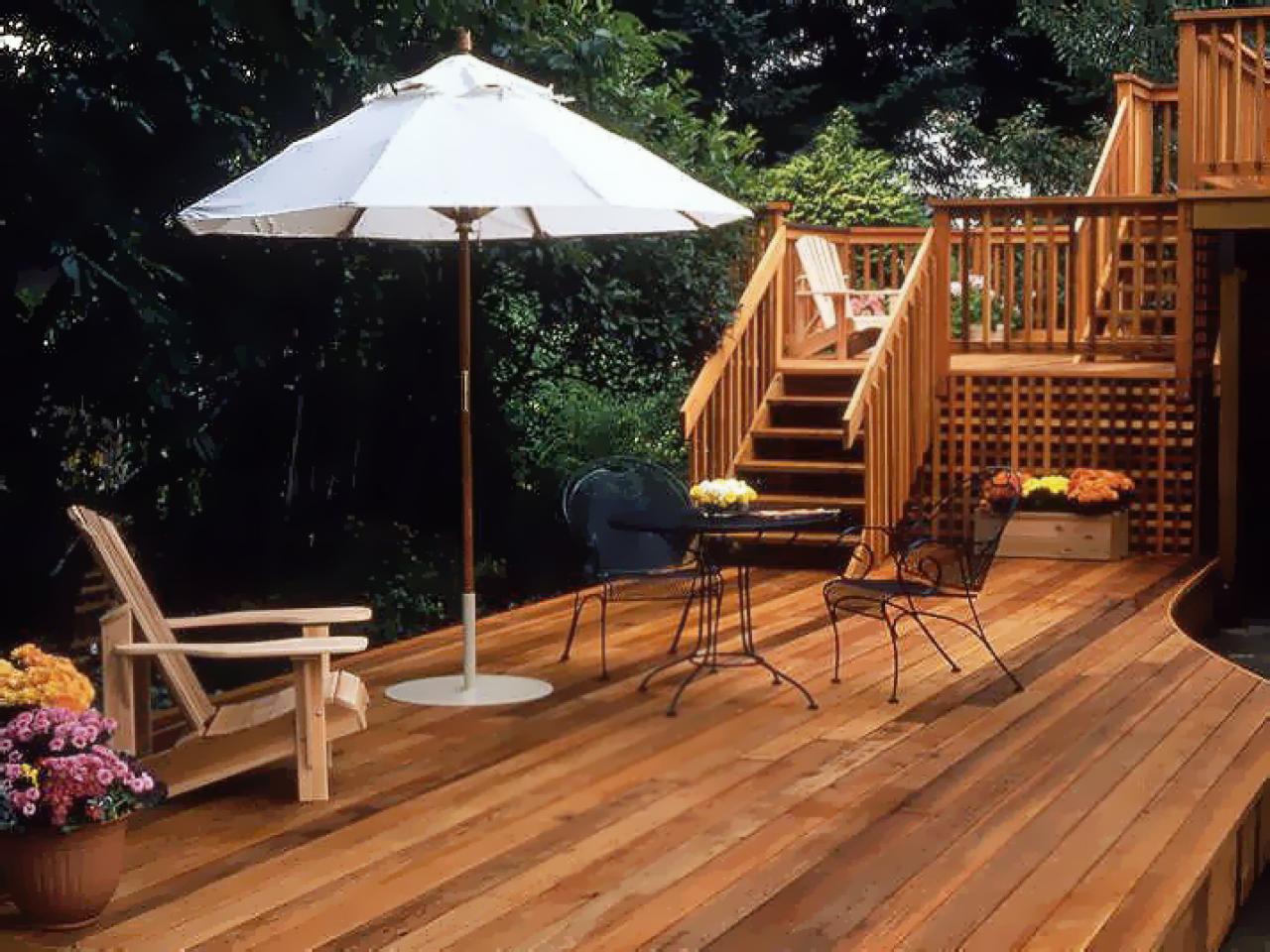 New outdoor deck images Wood Decking Materials Hgtv