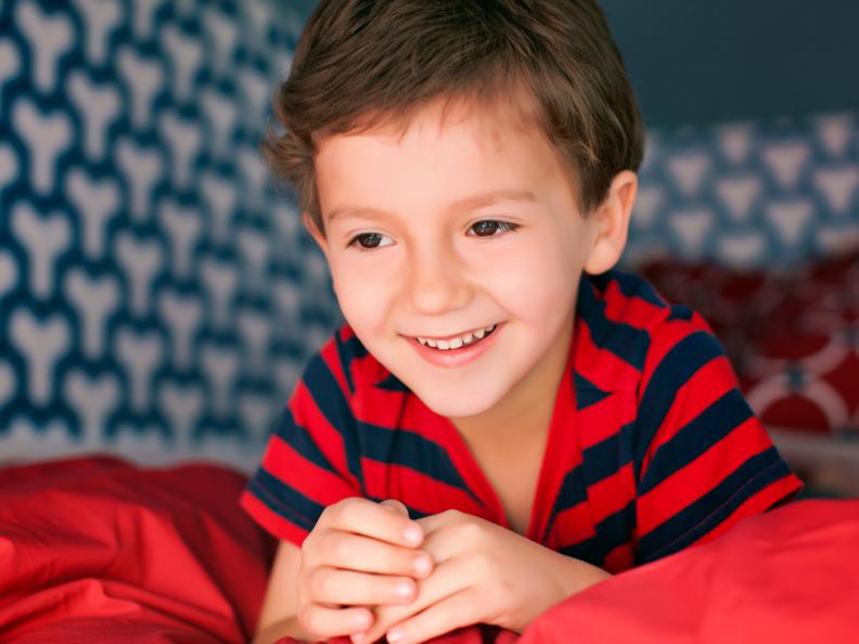 Boy's Room Red Accents