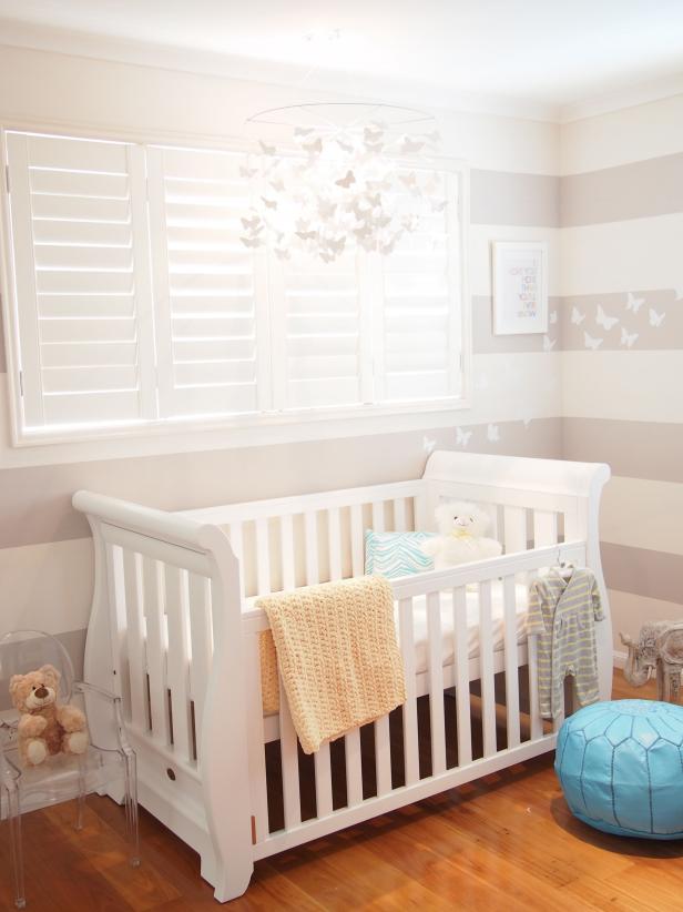 white wall nursery ideas