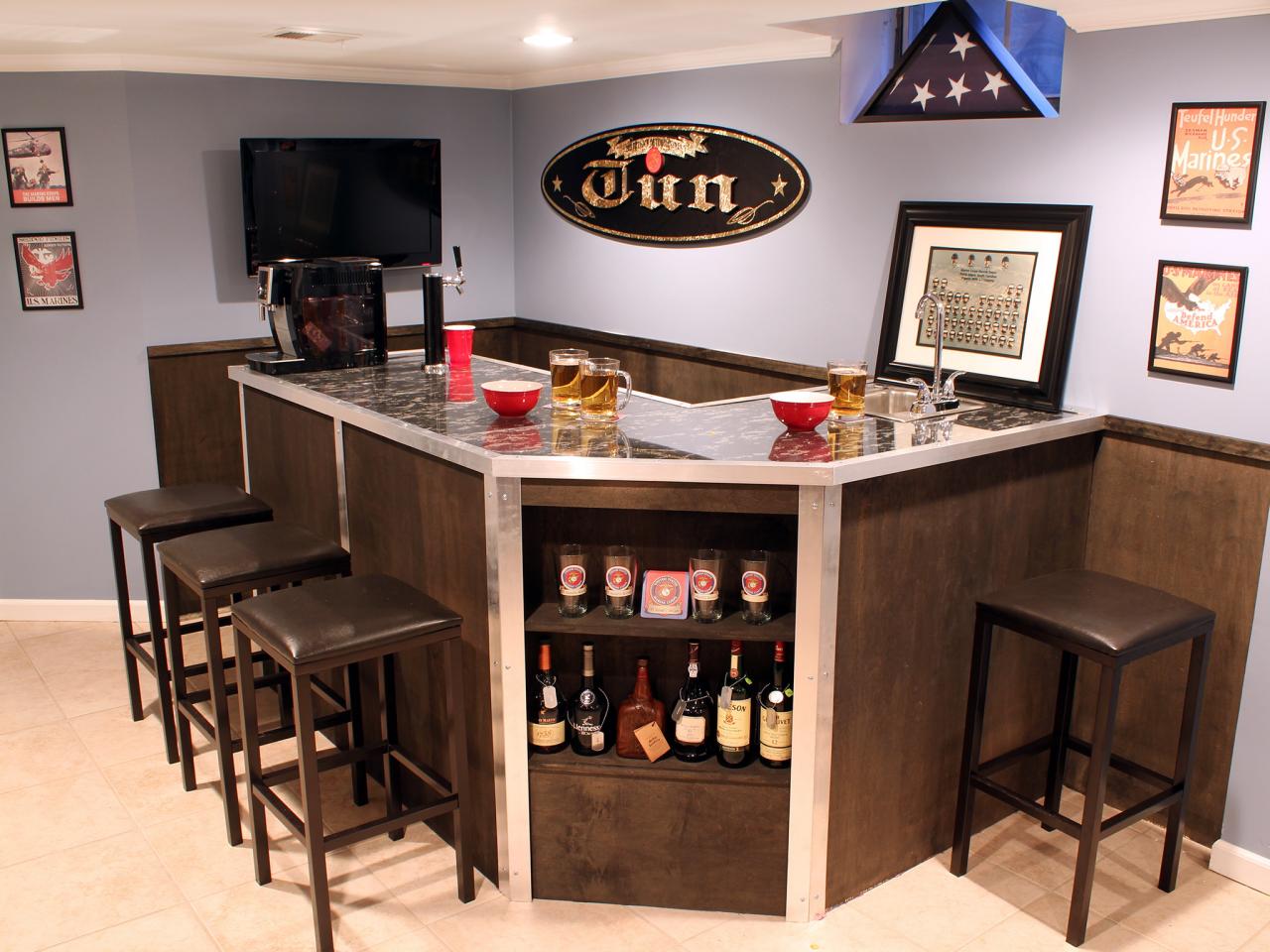 Designing A Basement Bar