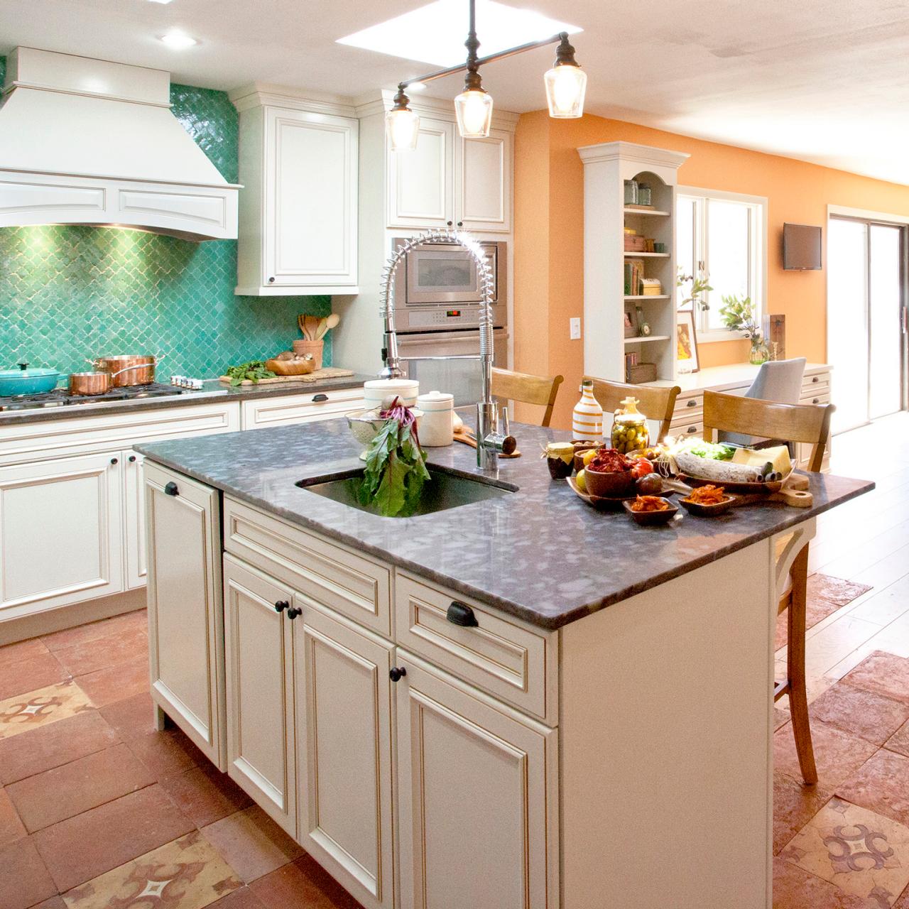 Hgtv kitchen sale islands with seating