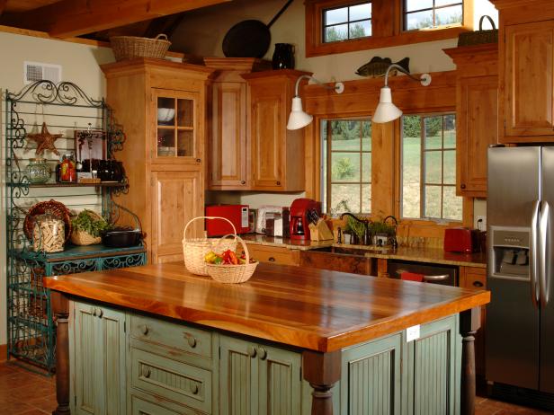 country kitchen islands | hgtv