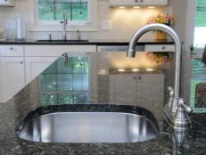 Kitchen Sink on Granite Counter