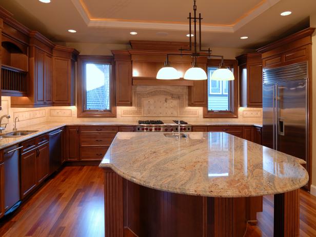 kitchen modern islands island kitchens open luxury designs contemporary granite cabinets hgtv decoration marble countertops remodeling light brown wood choose