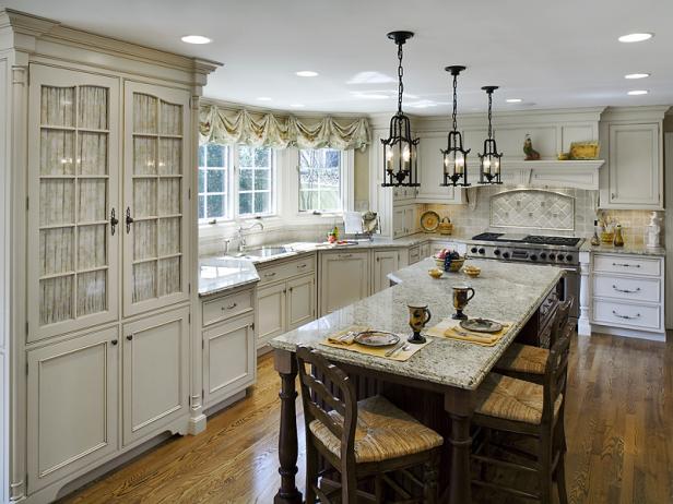 White, French Country Styled Kitchen