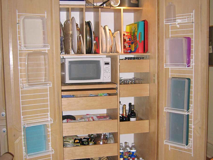 Details about   Kitchen Storage Pantry Cabinet Cupboard Food Organizer Wooden Furniture Shelf 