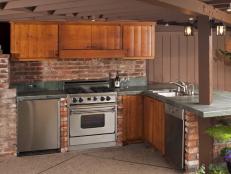 Learn about your options for outdoor kitchen cabinets, and browse great pictures to help inspire your outdoor cooking space design.