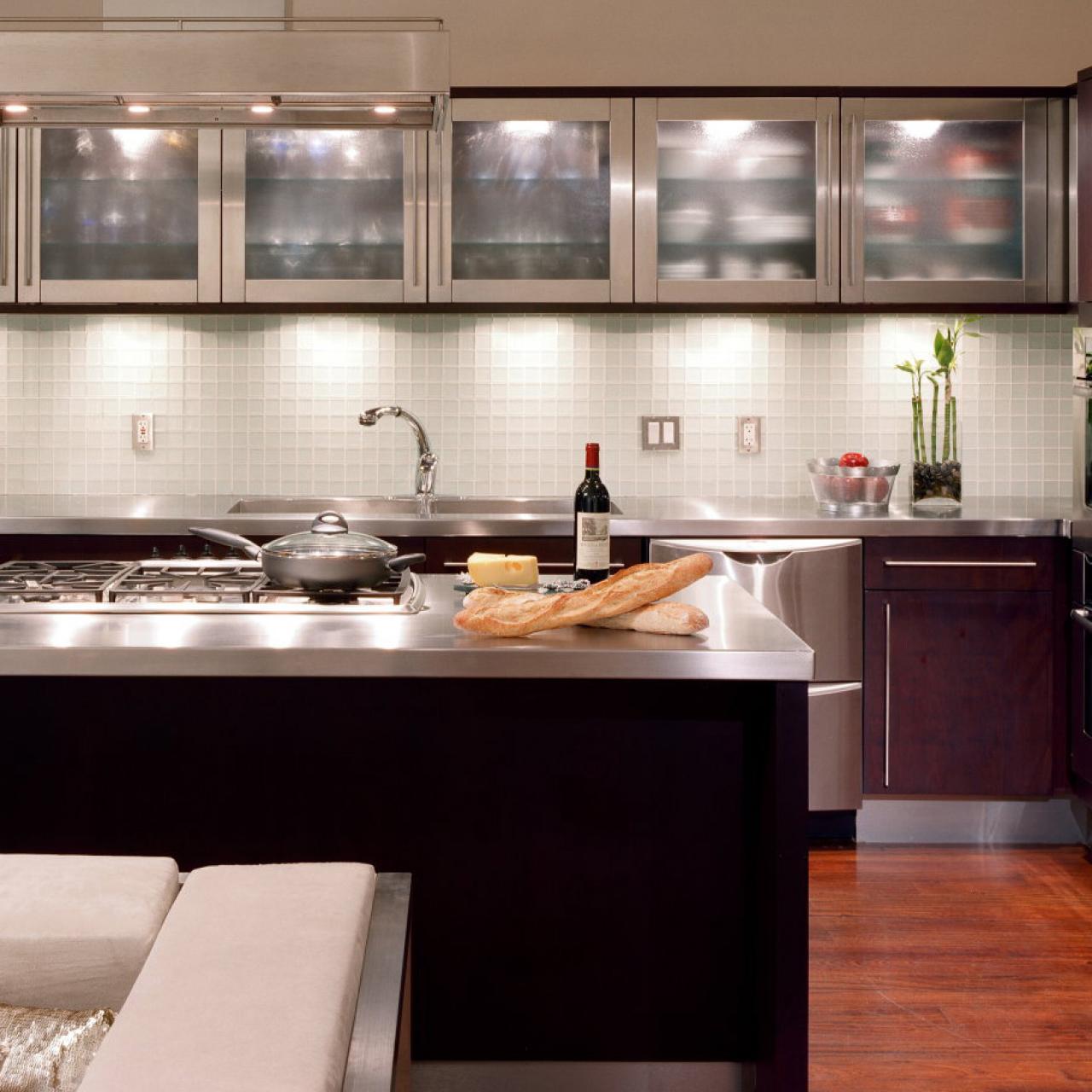 Glass Kitchen Cabinet Doors: Pictures, Options, Tips & Ideas