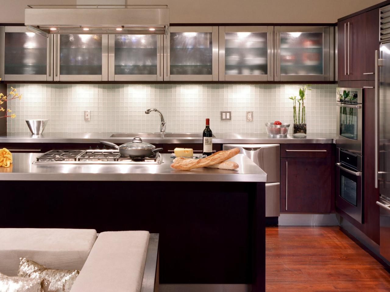 glass kitchen cabinet doors: pictures, options, tips & ideas