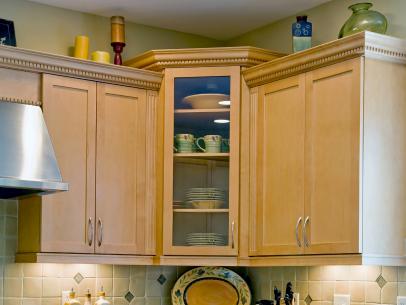 Glass corner cabinet kitchen store