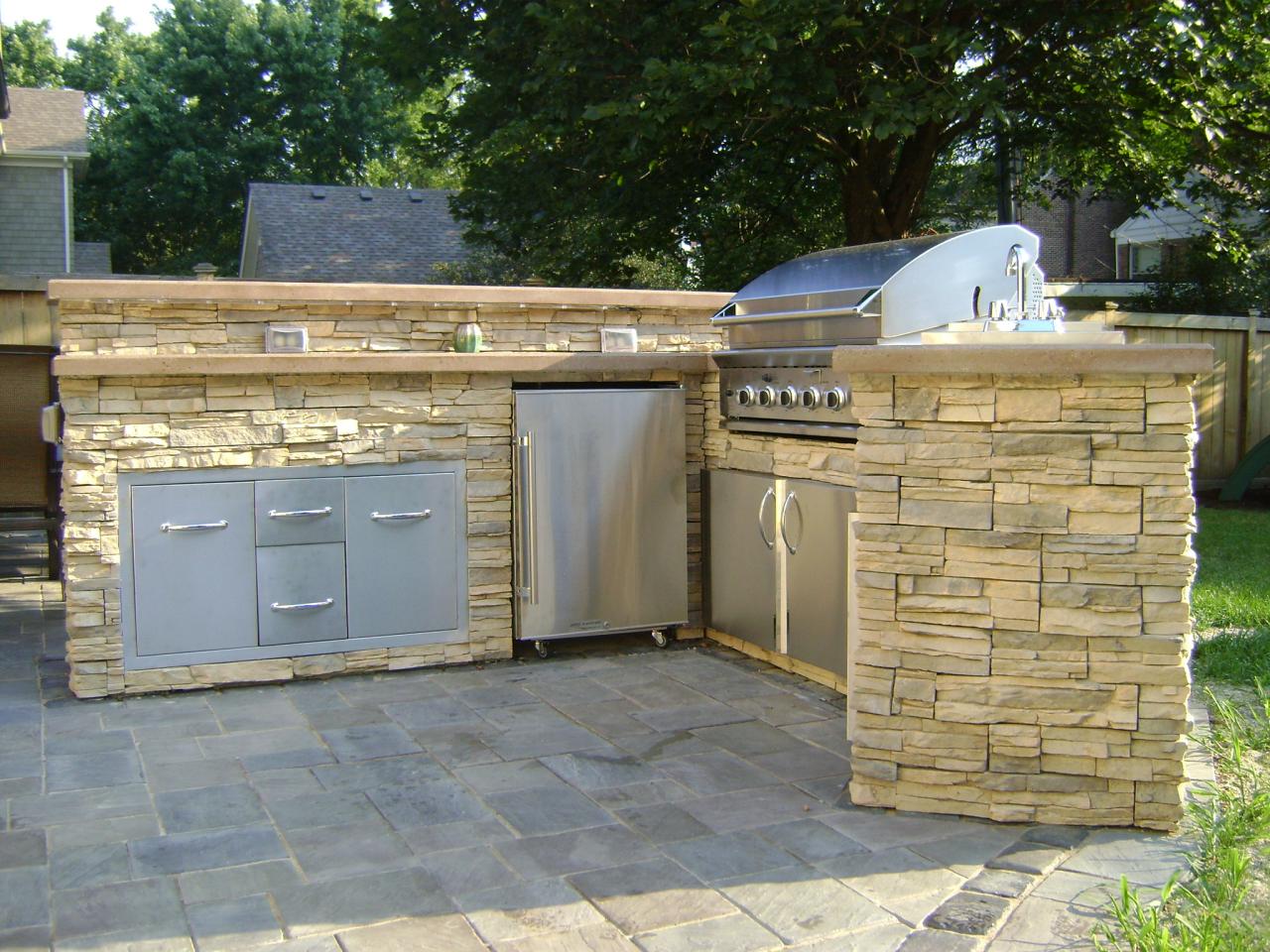 budget diy outdoor kitchen