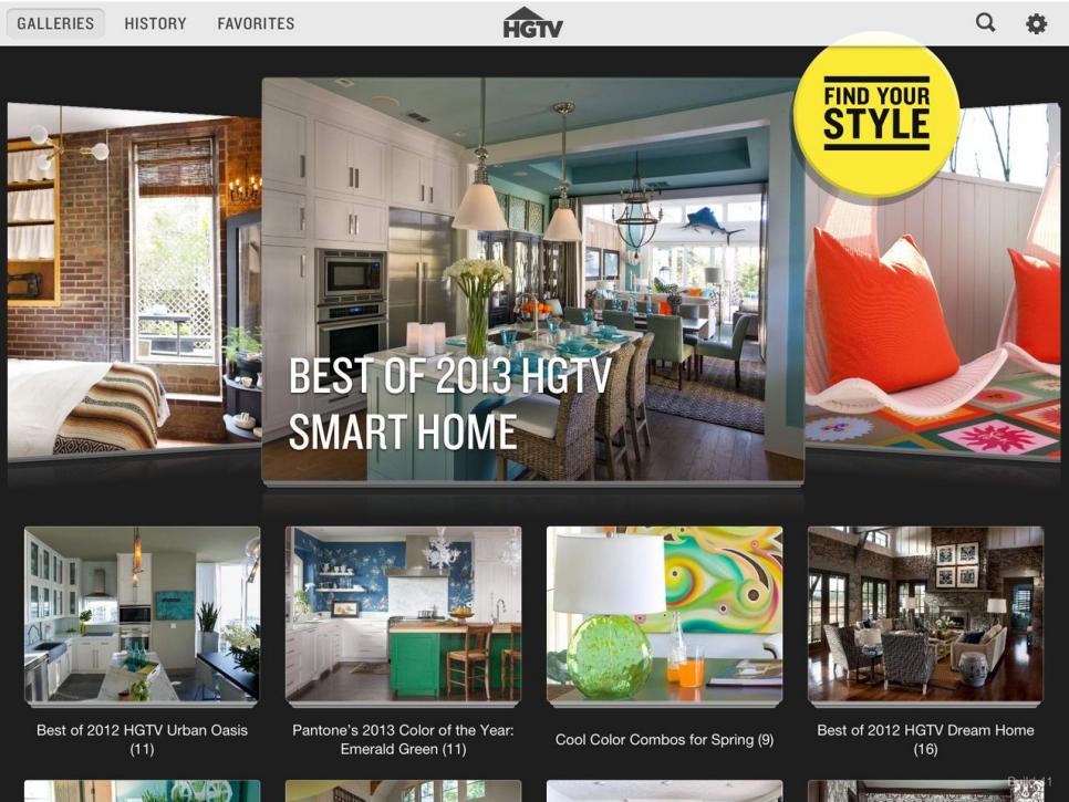 Top Apps  for Design  Inspiration HGTV 