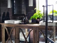 Dining Room Console Table Turned Dual Sink Vanity 